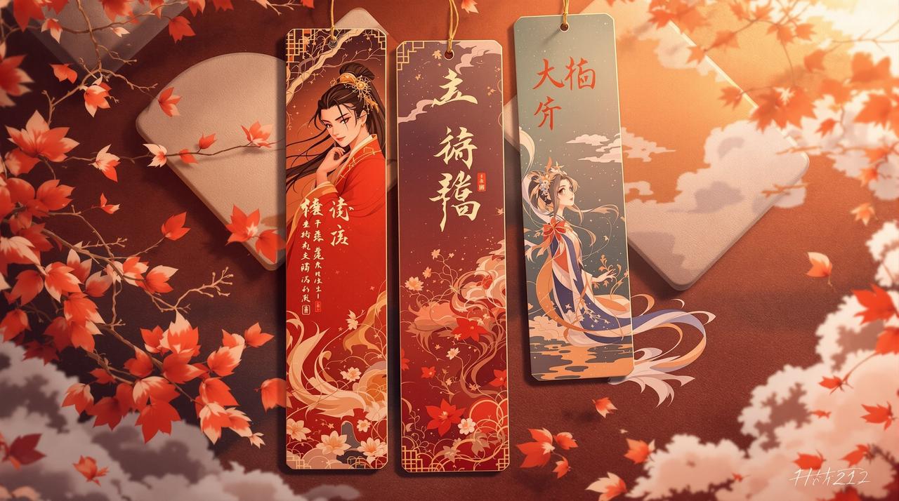 二次元cos番友圈：【同人】给《青云志》画了一套书签，分享给大家